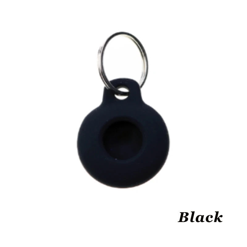 Silicone World Anti-Lost Protective Sleeve For Apple AirTag Portable Keychain Locator Tracker Hangable Case