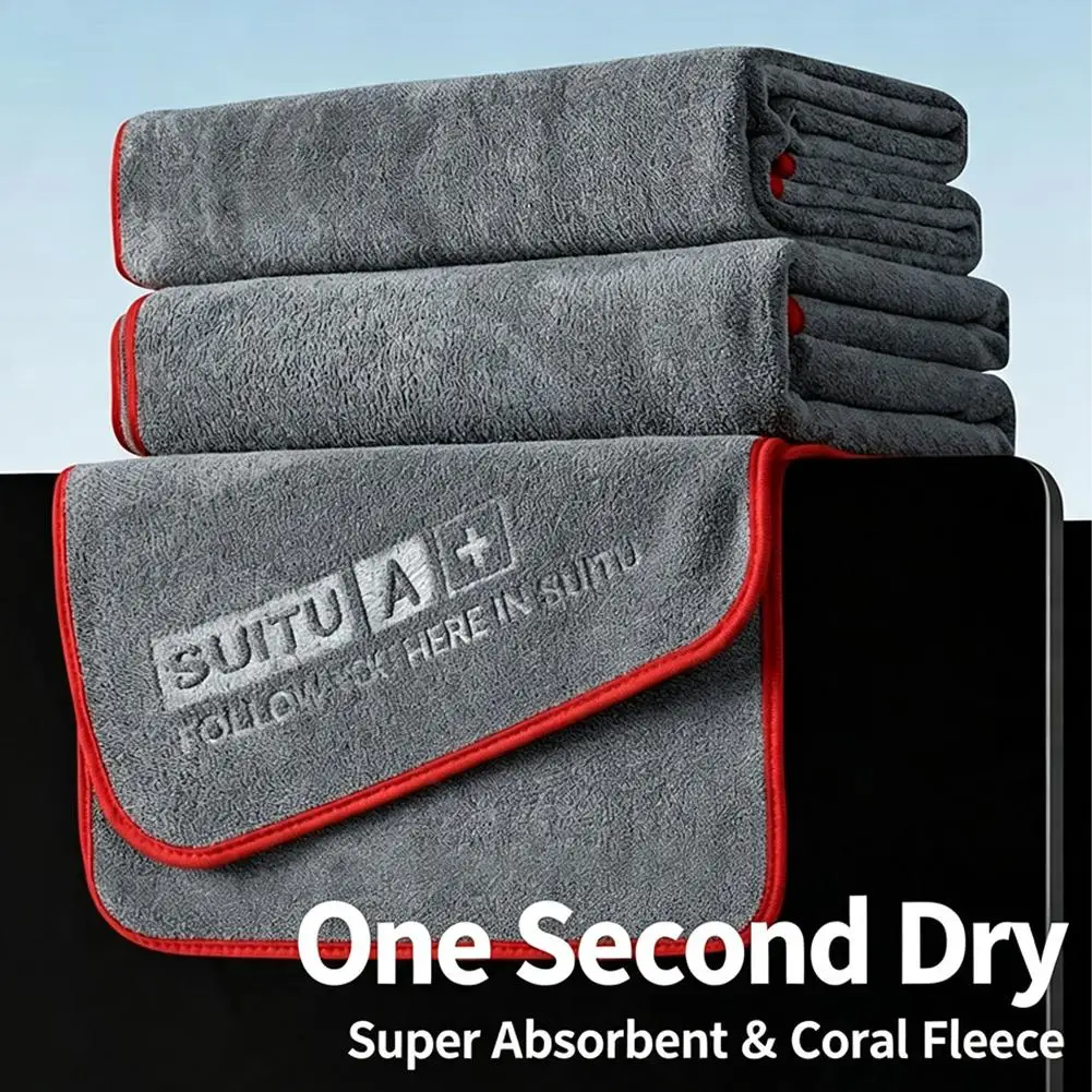 Microfiber Cleaning Cloth For Car Washing High Performance Ultra Absorbent Microfiber Towel Weave Grime Liquid for Mirror Shine