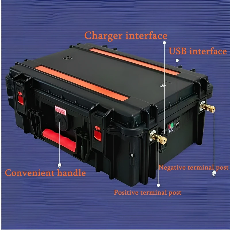 بطارية LiFePo4 جديدة 12V100Ah 150AH مع PD BMS بطارية احتياطية فوسفات الحديد الليثيوم 120Ah لبطارية القوارب الشمسية أندرسون