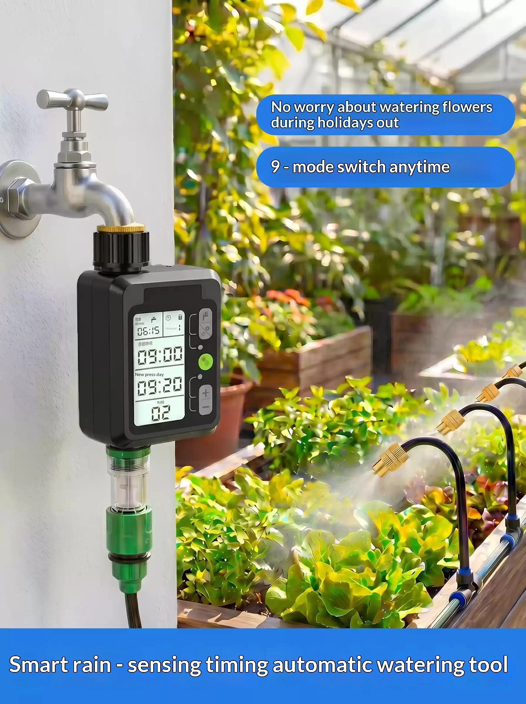 Smart Tap Water Timer Automati - огляд і ціна Smart Garden Tap Timer