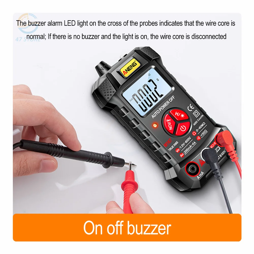 ANENG M167 Multimeter AC/DC Professional Digital Multimeter Electrical Instruments Tester Tool Multimetro True Rms NCV Multimete