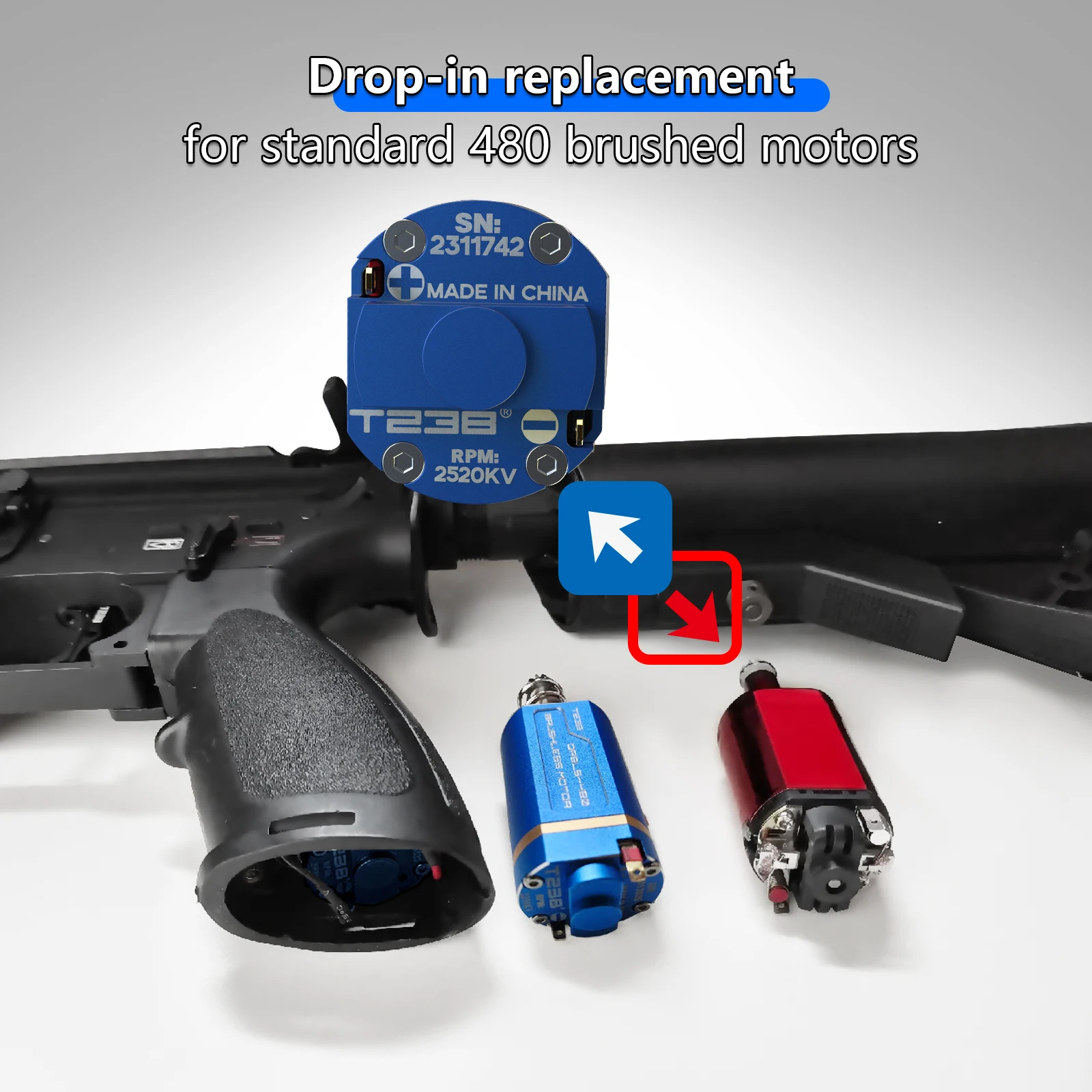 T238 QRBLS-480 Brushless Motor Basic Edition