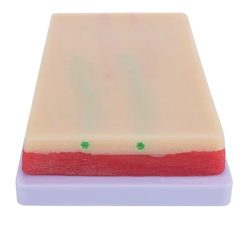 Injection Training Pad Model Silicone Human Skin Suture Training Model Injection Practice Pad