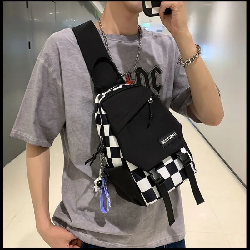 Men Chest Bag Multifunction Crossbody Waist Bag Unisex Causal Pouch Outdoor Messenger Bags Anti Theft Mobile Phone Purse Bag