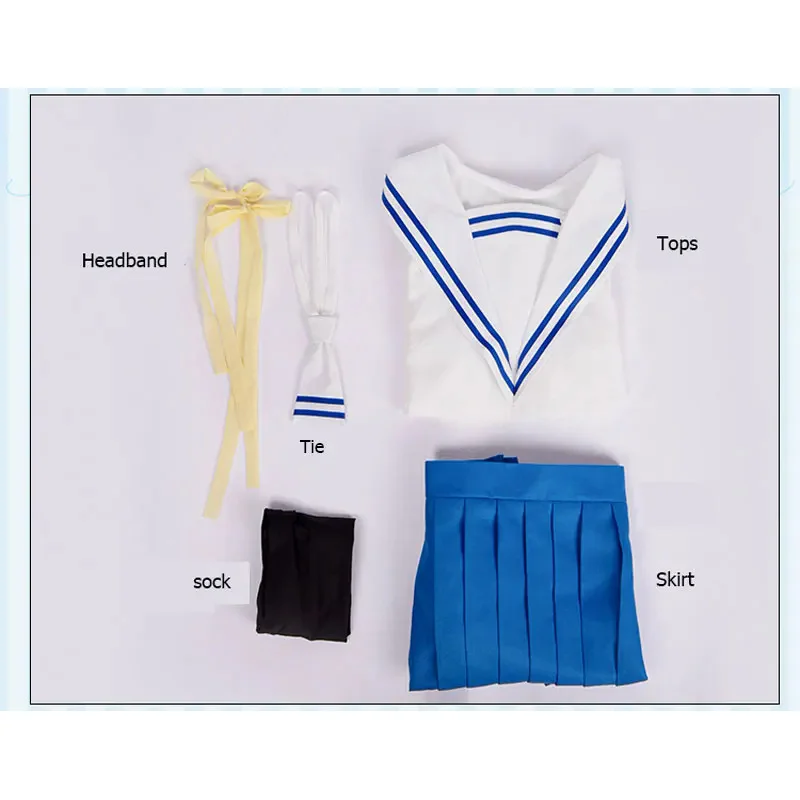 New Japan Anime Fruits Basket Tohru Honda Cosplay Costume Uniform JK Girl School Uniform Sailor Costumes Anime Cos Accessories