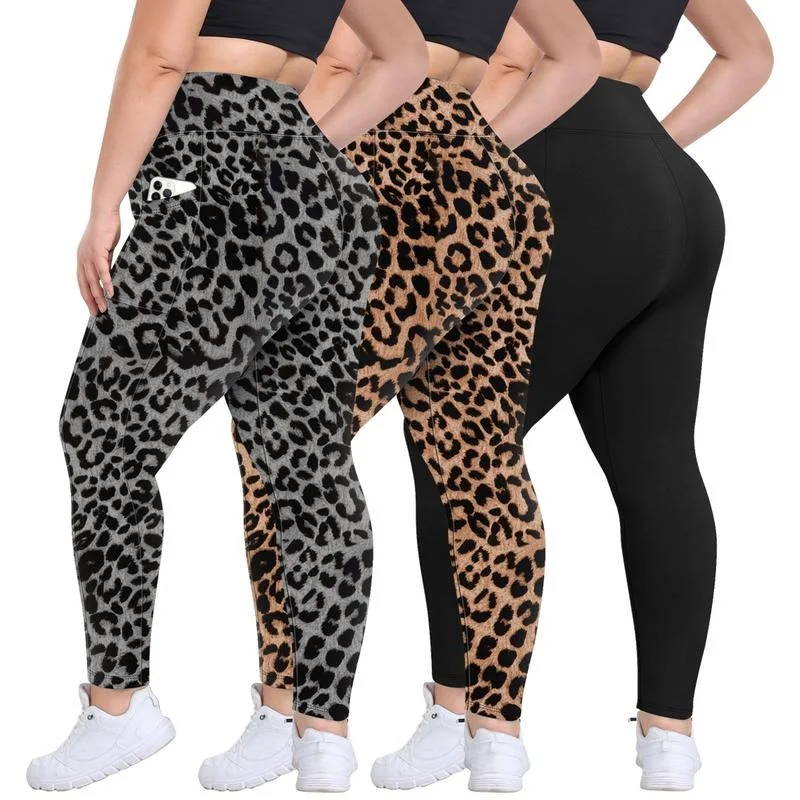 

High Waist Yoga Pants Women's High Waist Pocket Yoga Trousers Comfortable Breathable Stretchy Fitness Pants for Women
