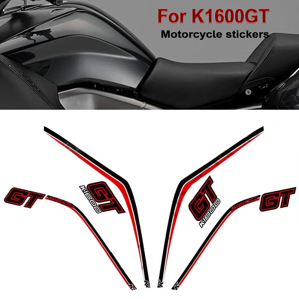 For BMW K1600GT K 1600 GT Motorcycle Tank pad Protection Trunk Pannier Luggage stickers Full Set PVC Decorative decals kit