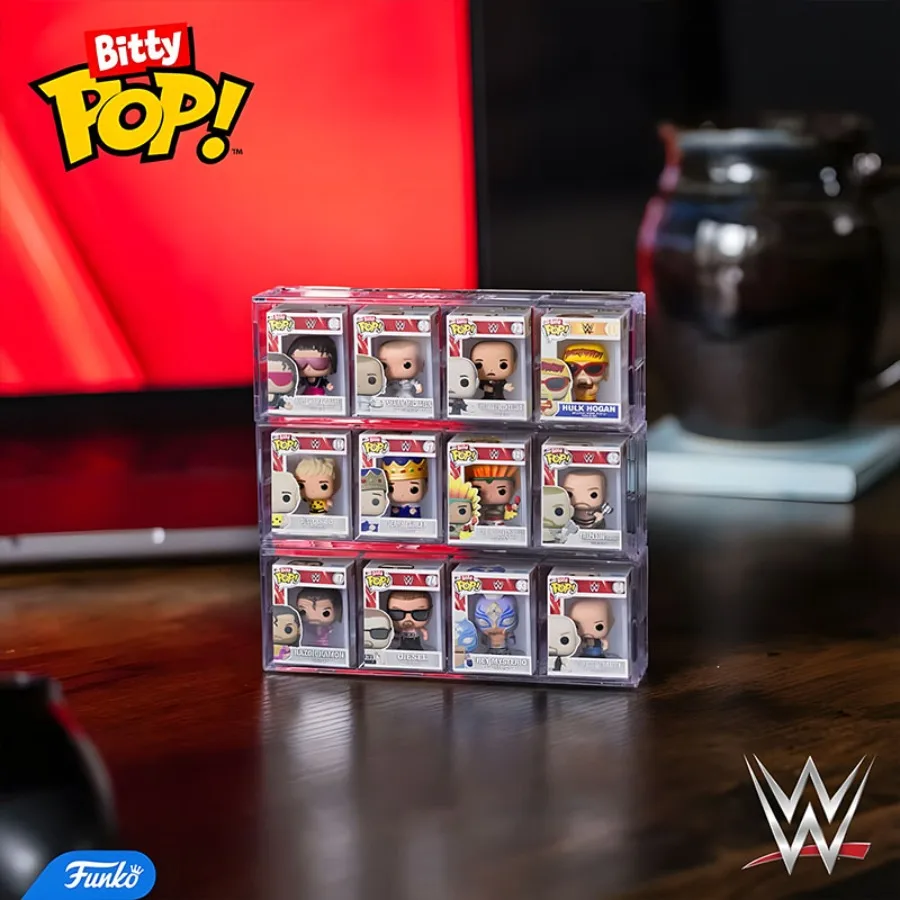 Новый оригинальный Funko POP WWE The Rock Steve Austin Mini Wrestling Role Модные игрушки Декор для рабочего стола Подарок на день рождения Фигурки