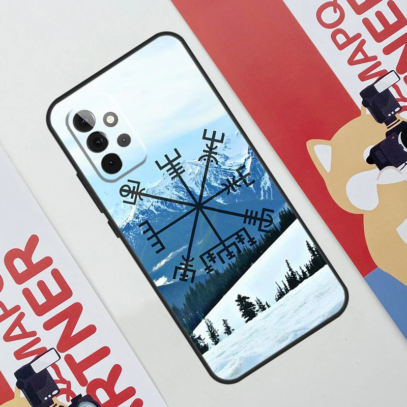 Forest Nordic Runes Cover For Samsung Galaxy A34 A24 A54 A14 A52 A42 A32 A22 A12 A51 A71 A53 A33 A23 A13 Case