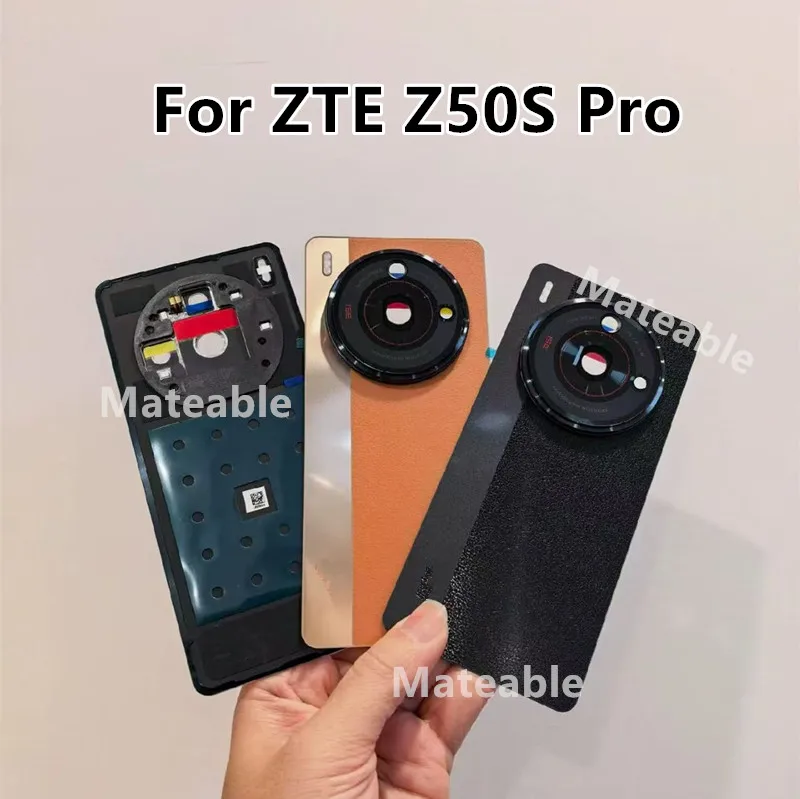 Z50SPro Rear Housing For ZTE Nubia Z50S Pro 	NX713J Battery Back Cover Repair Phone Replace Door Case + Camera Lens