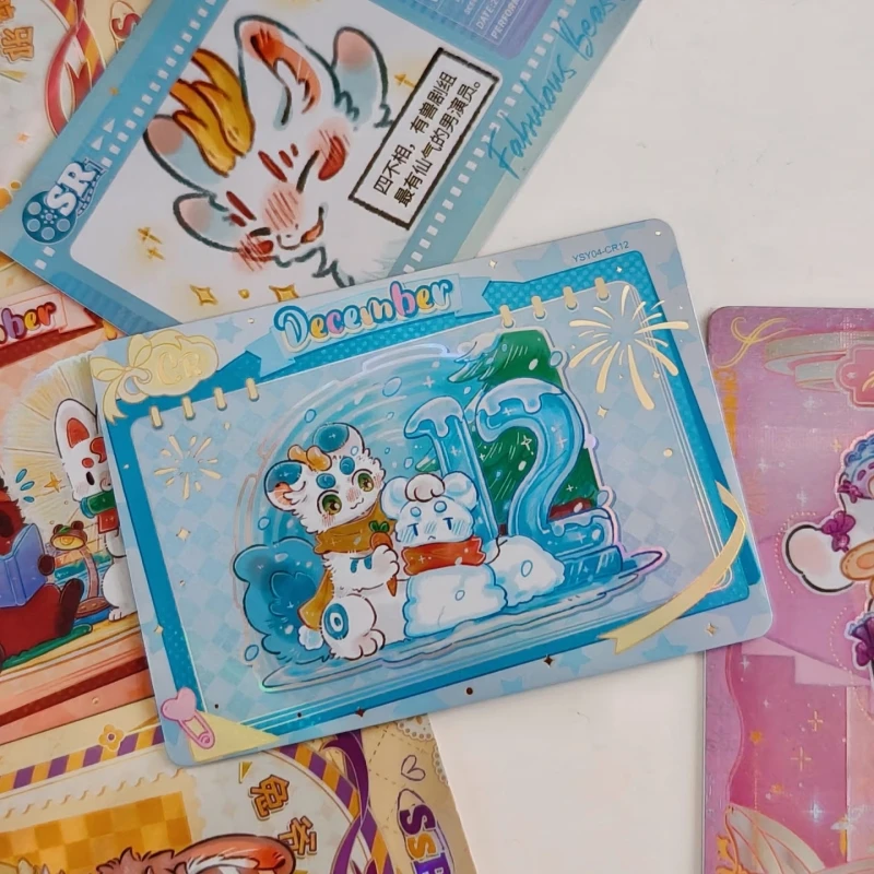 

Genuine Card.fun Fabulous Beasts Cards Versatile Cute Coffee Series Bizarre Adventure Cute Tony Anime Collection Cards Gifts