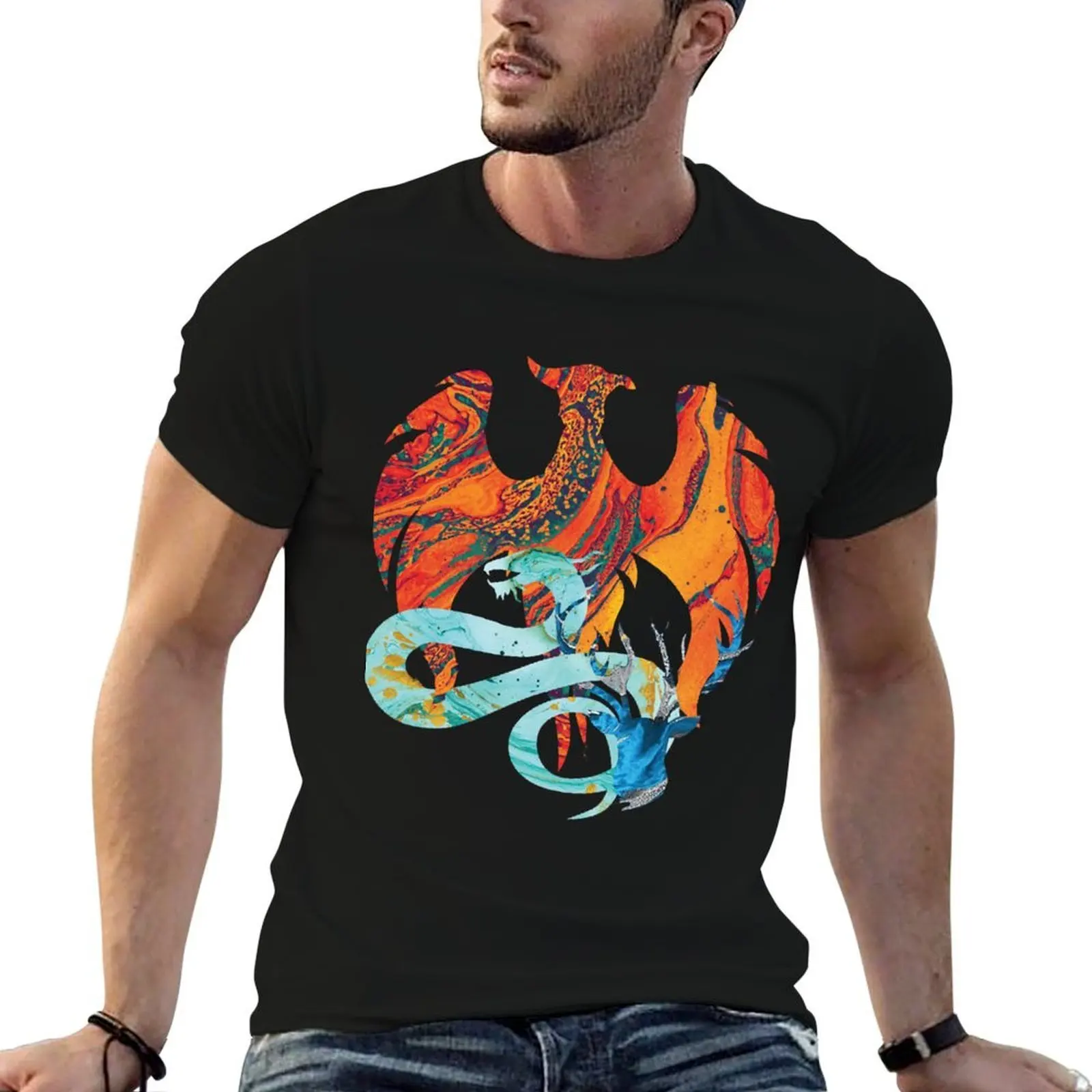 Retro Vintage Shadow Tv Series Bone Gifts For Everyone T-Shirt funny shirt cotton luxury designer mens clothing