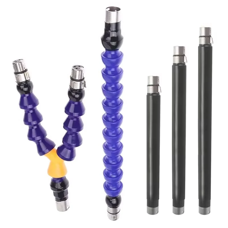 

3XLR Reciprocating Linear Motor Extension Rod Tube Attachments Angle Adjustable End Connector Holder Part