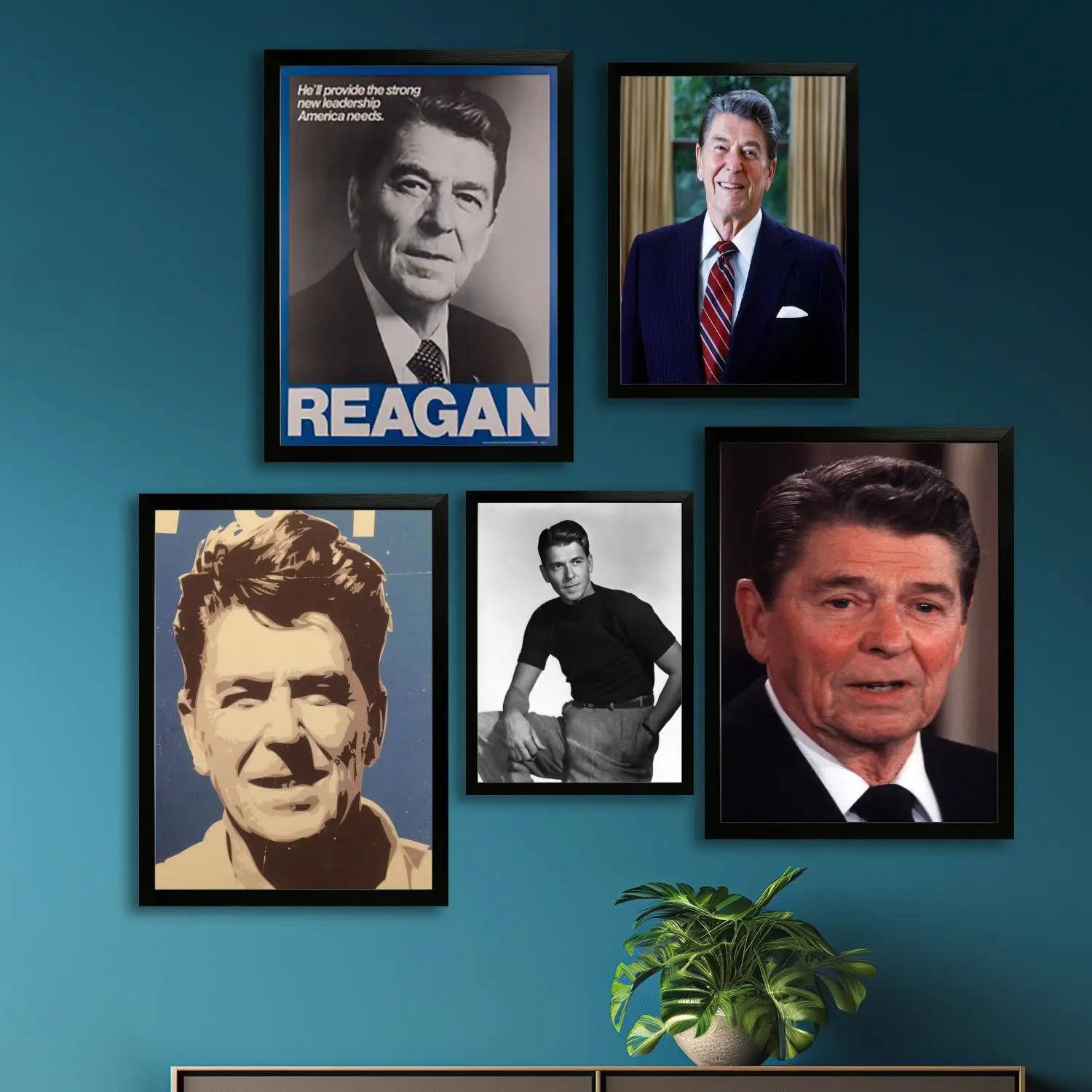 ronald reagan Canvas Art Poster and Wall Art, Picture Print, Modern Family Bedroom Decor, Posters,Decorative painting