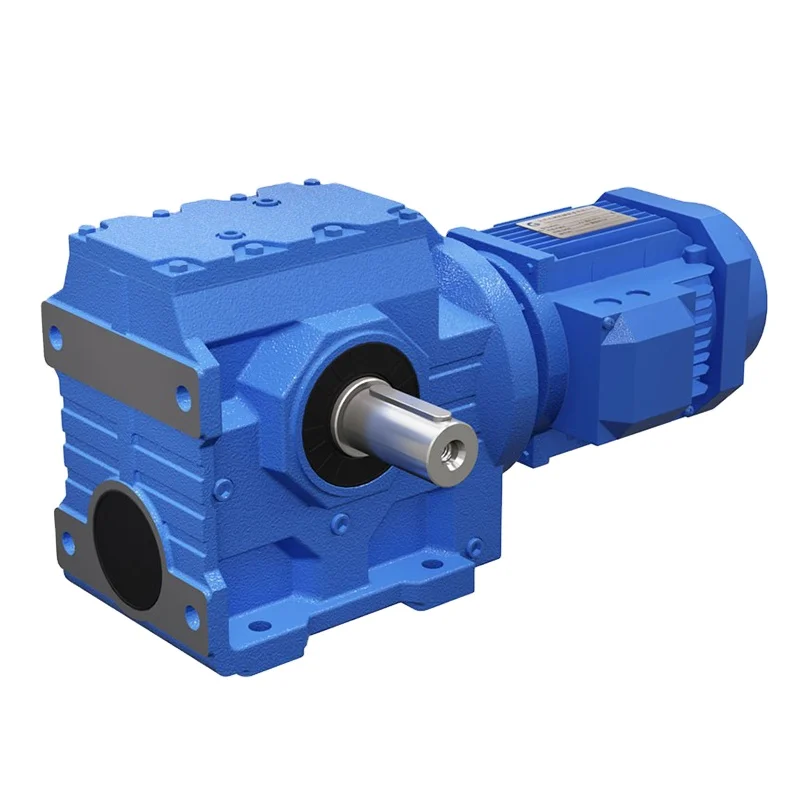 R Series Helical Gear Reducer 3 Phase AC Geared Motor For Conveyor And Industrial Machinery