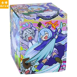 Anime Games Yugioh Laundry Dragonmaid Deck Box Yu-Gi-Oh! WS TCG OCG PTCG Trading Cards Pu Leather Storage Box Case 100+