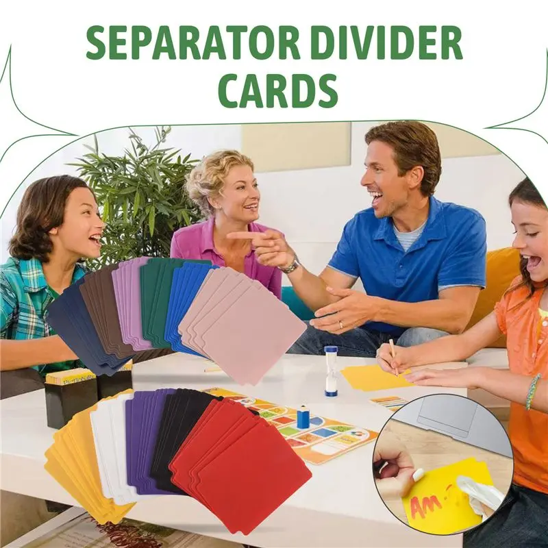 

【Купон для новых пользователей!】Разделители для коллекционных карт, 60 шт., матовые разделители для карт, для офисных и игровых карт.