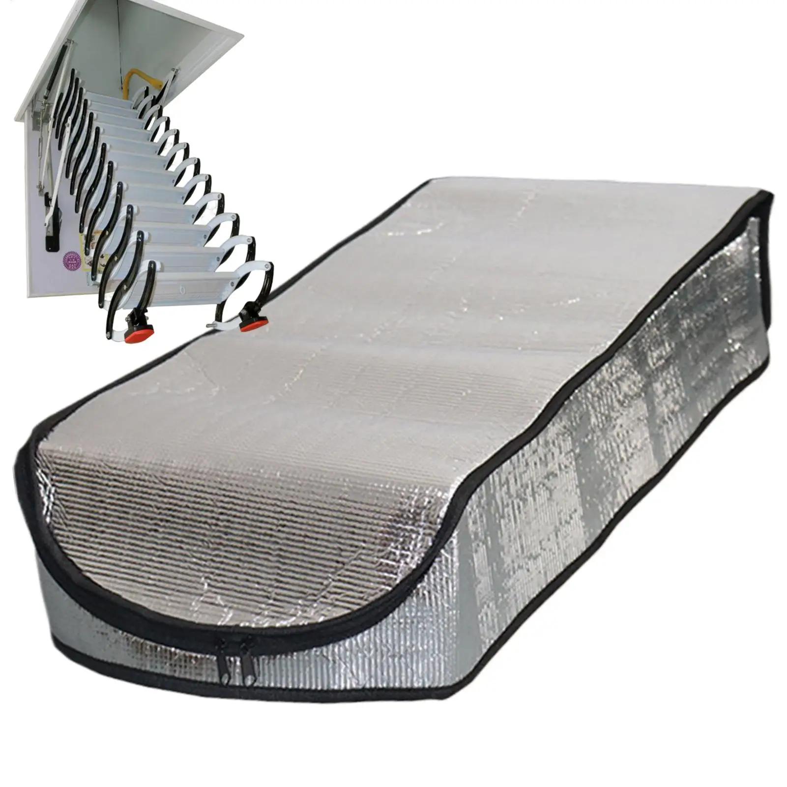 Attic Stair Insulation Cover Attic Hatch Cover 25 In X 54 In X 11In Cover Double Bubble For Pull Down Stairs Reflects