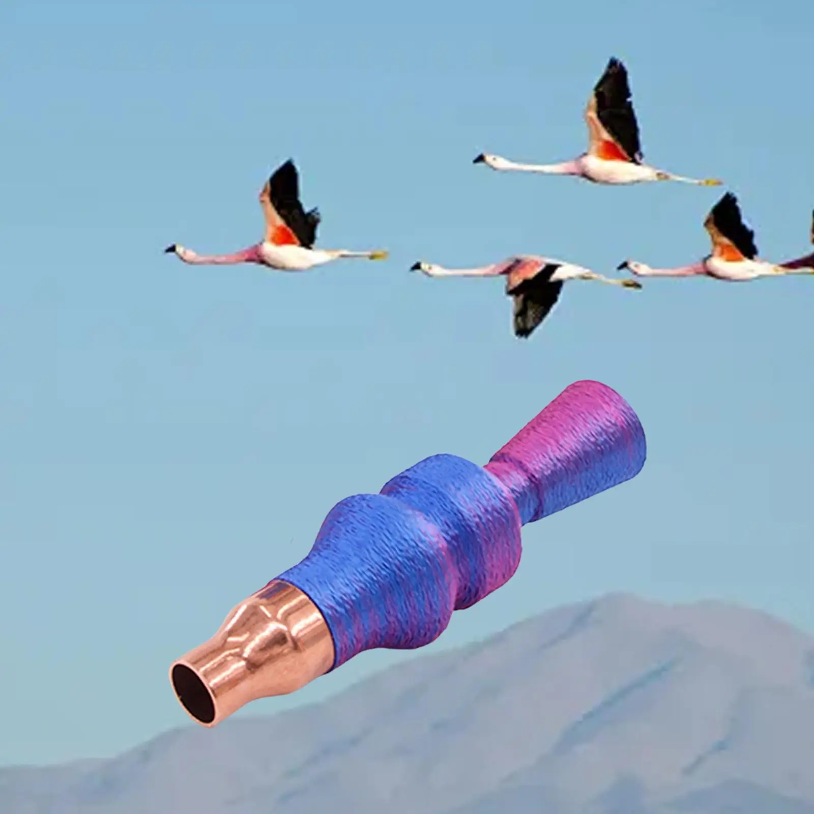 Pato atrae el dispositivo portátil de la llamada del pato del silbato para el mallard del camping del avance acuático