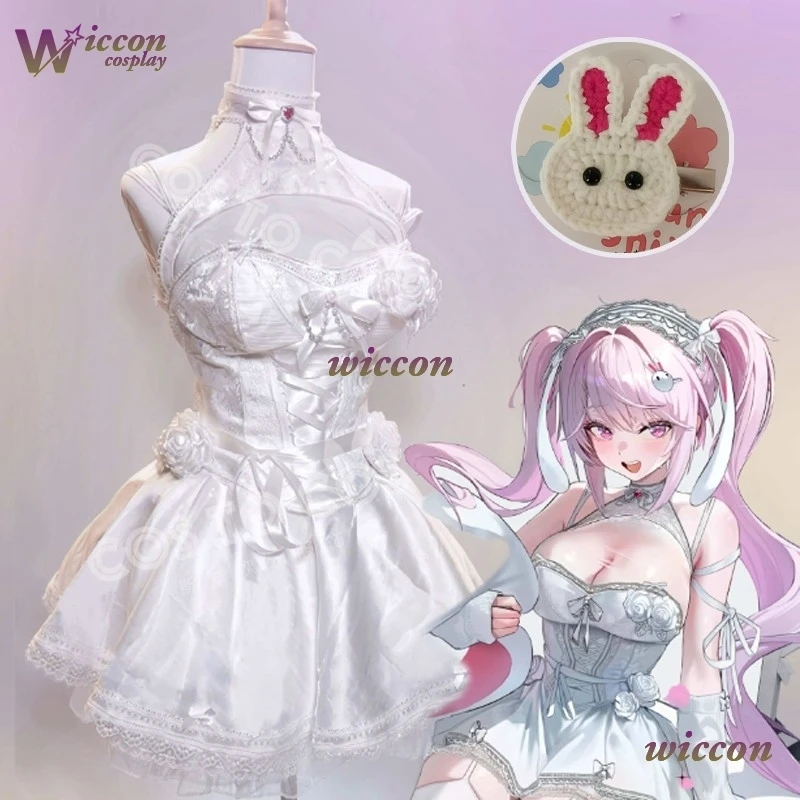 

CosC Alice Cosplay Costume Fairy Tales And Dreams NiiIkke Game Girl Sweet Dress Halloween Carnival Cute Lolita Alice Wig Uniform