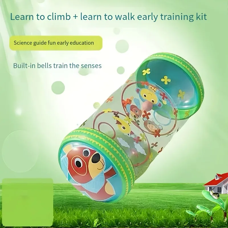 Baby Crawling Toys Inflatable PVC  Encourage Crawling Early Developing Baby Activities Use Tambourines and Balls to Roll