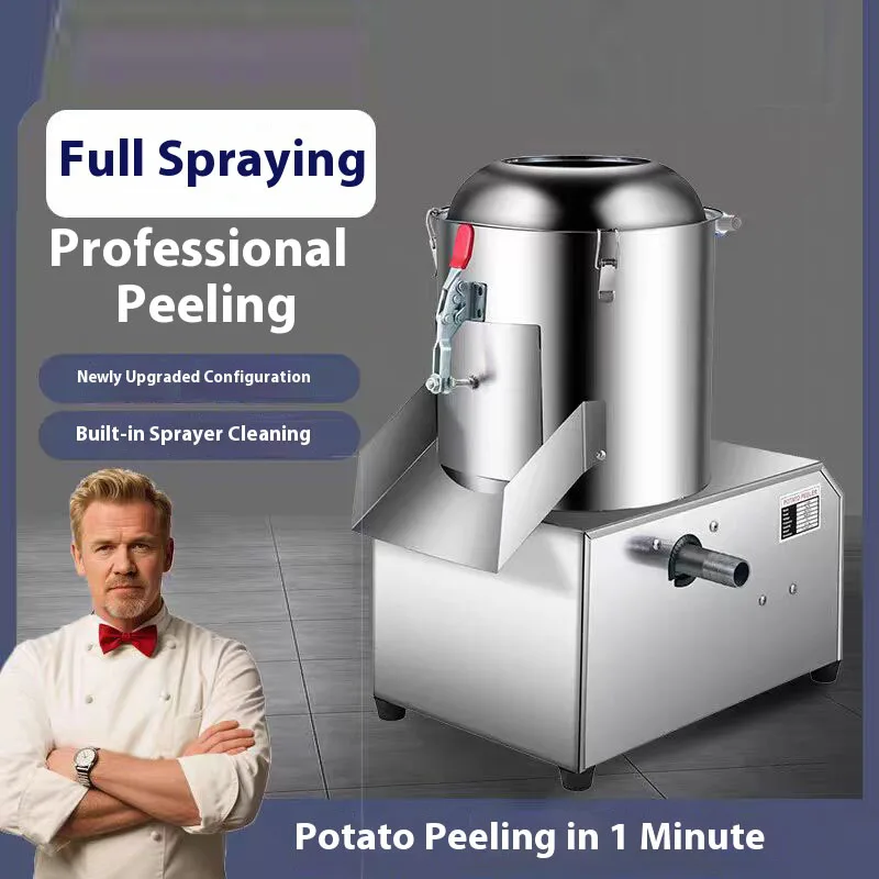 LXT Industrial Ginger Washer Peeler Sweet Potato Washing and Peeling Machine
