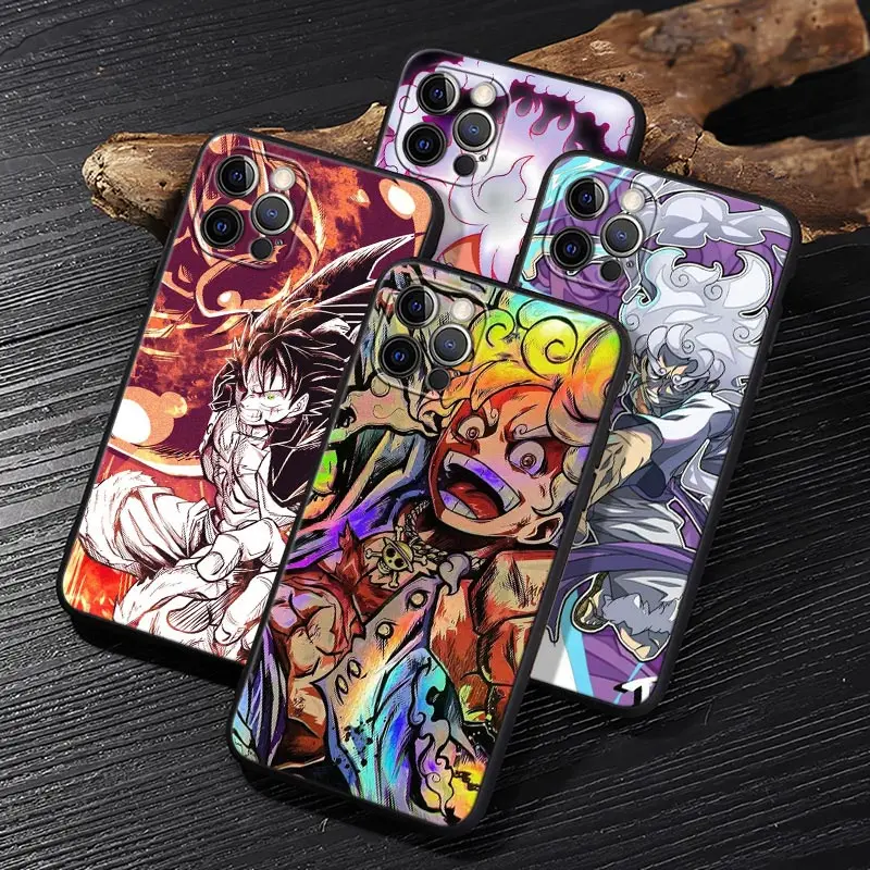 

One Luffys Piece Sun God Nika Funda For iphone 17 Case For iPhone 16 15 11 12 13 Mini 17 Pro Max 16 Plus 17E 16E Air Soft Cover