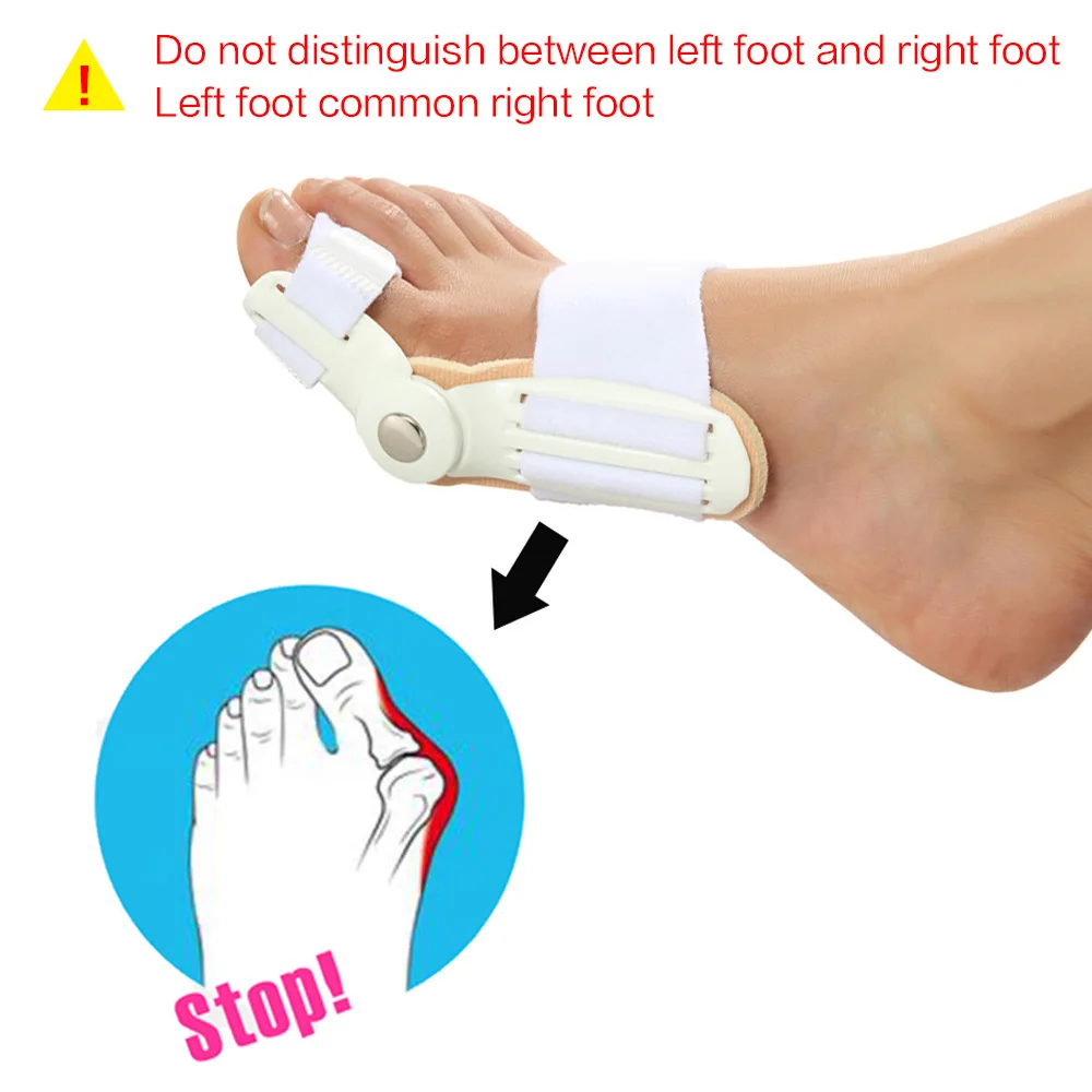 2pc Foot Care Bunion Splint Big Toe Straightener Corrector Pain Relief Hallux Valgus Correction Orthopedic Supplies Pedicure