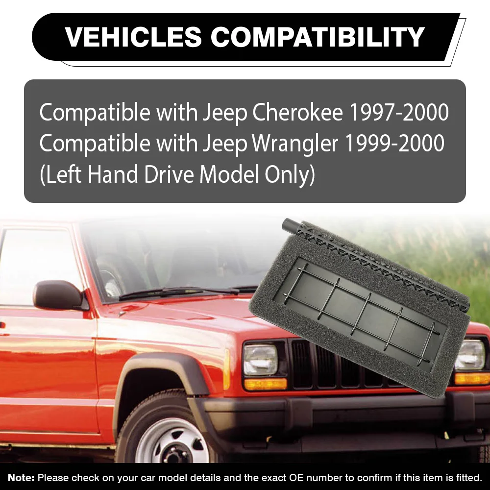 

HVAC Blend Door Repair Kit For Jeep Cherokee Wrangler 1997 1998 1999 2000 902-326, 902326, 4897610AA