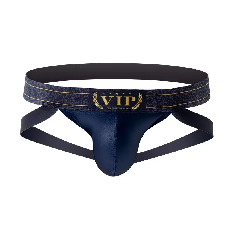 Men's Thongs String Sexy Briefs Underwear Breathable Thong Silky Panties Low Waist Shorts G-String Jockstraps Gay Erotic Panties view 3