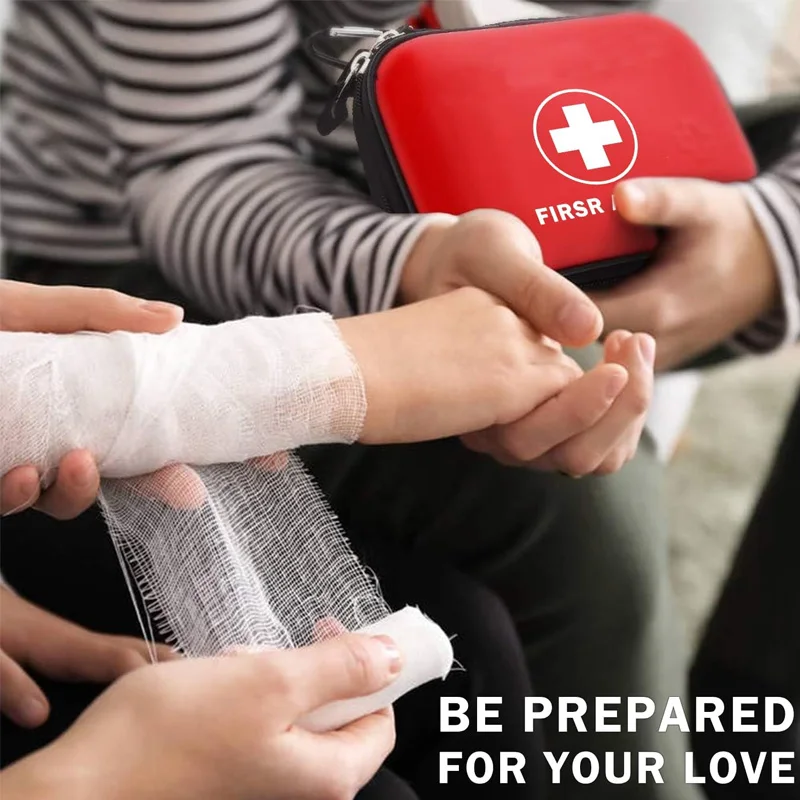 128-teiliges Mini-Erste-Hilfe-Set. Unverzichtbare Notfallversorgung für Reisen, Outdoor-Aktivitäten und Camping. Tragbare Erste-Hilfe-Lösung