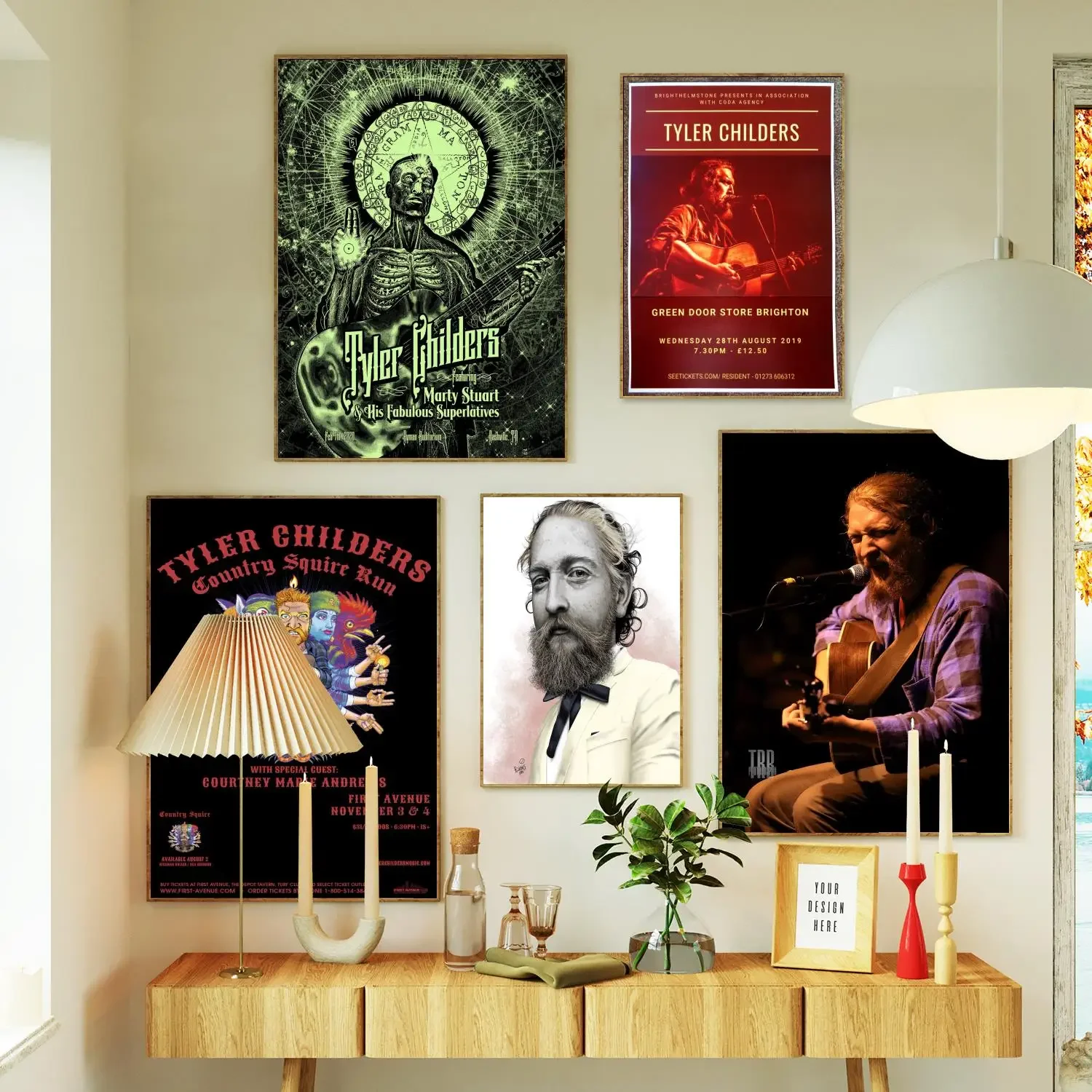 tyler childers Singer Poster Prints Wall Art Canvas Painting Poster For Modern Family Living Room Home Decor