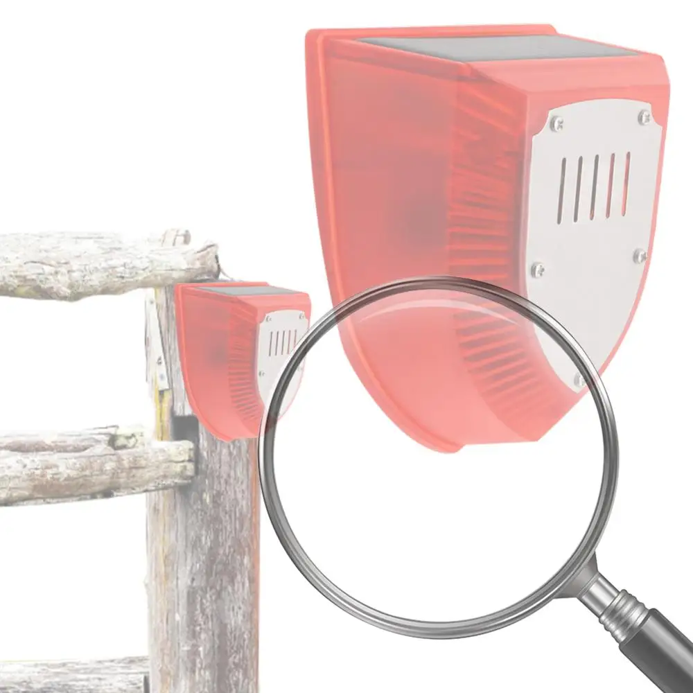 

Предупреждающий громкий солнечный стробоскоп с датчиком движения, стробоскоп, сигнальная лампа, водонепроницаемая система охранной сигнализации для фермерского сарая, двора