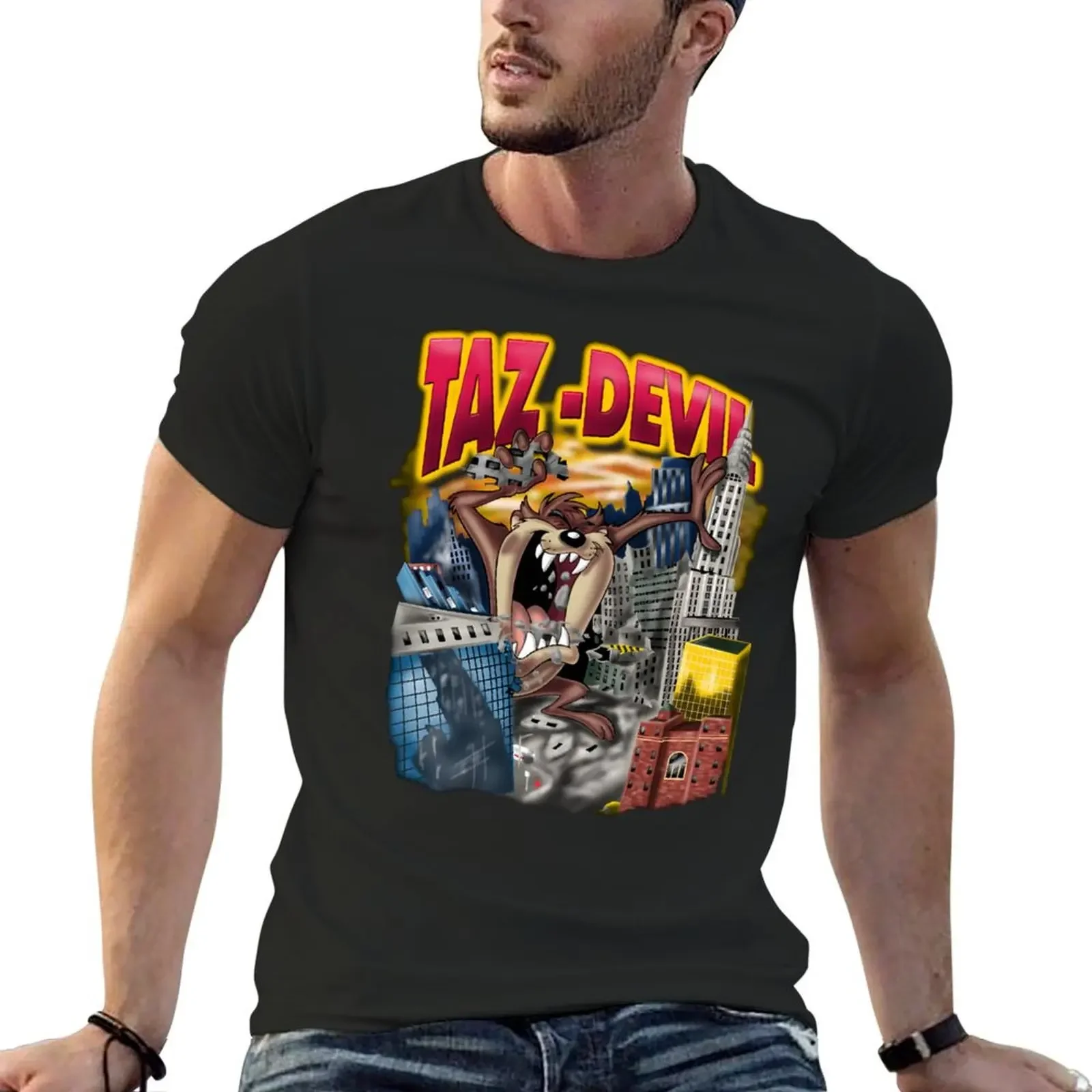 TAZ DEVIL T-shirt quick-drying blanks plain t shirts men