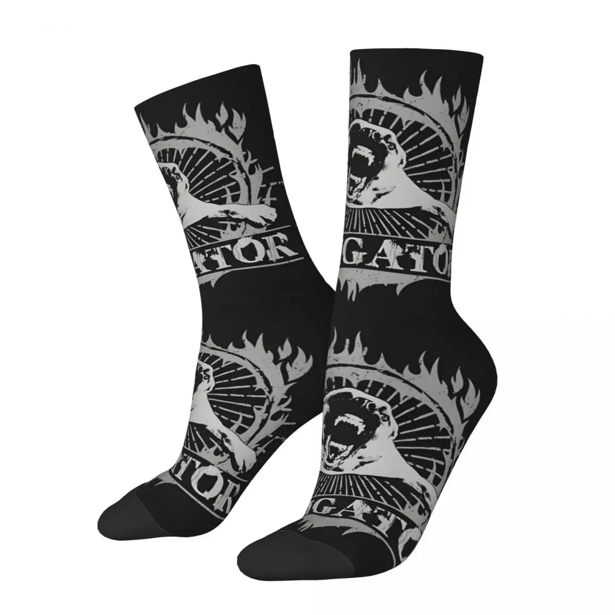 Funny Happy Sock for Men Malinois Belgian Shepherd Harajuku Quality Pattern Printed Crew Sock Casual Gift