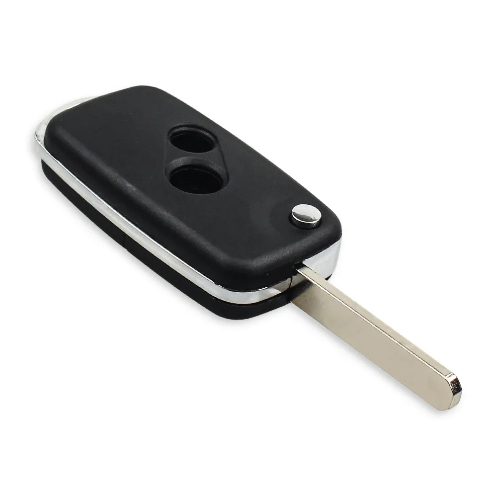 KEYYOU-funda plegable para llave de coche, carcasa modificada para Honda Accord CR-V Civic Pilot Odyssey, 2/3 botones