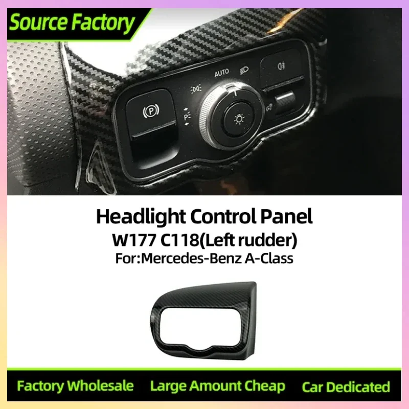 

Interior Mouldings 2025 New Hot For Mercedes Benz A-class W177 C118 CLA Class New A-class CLA Fashion Headlight Control Panel De
