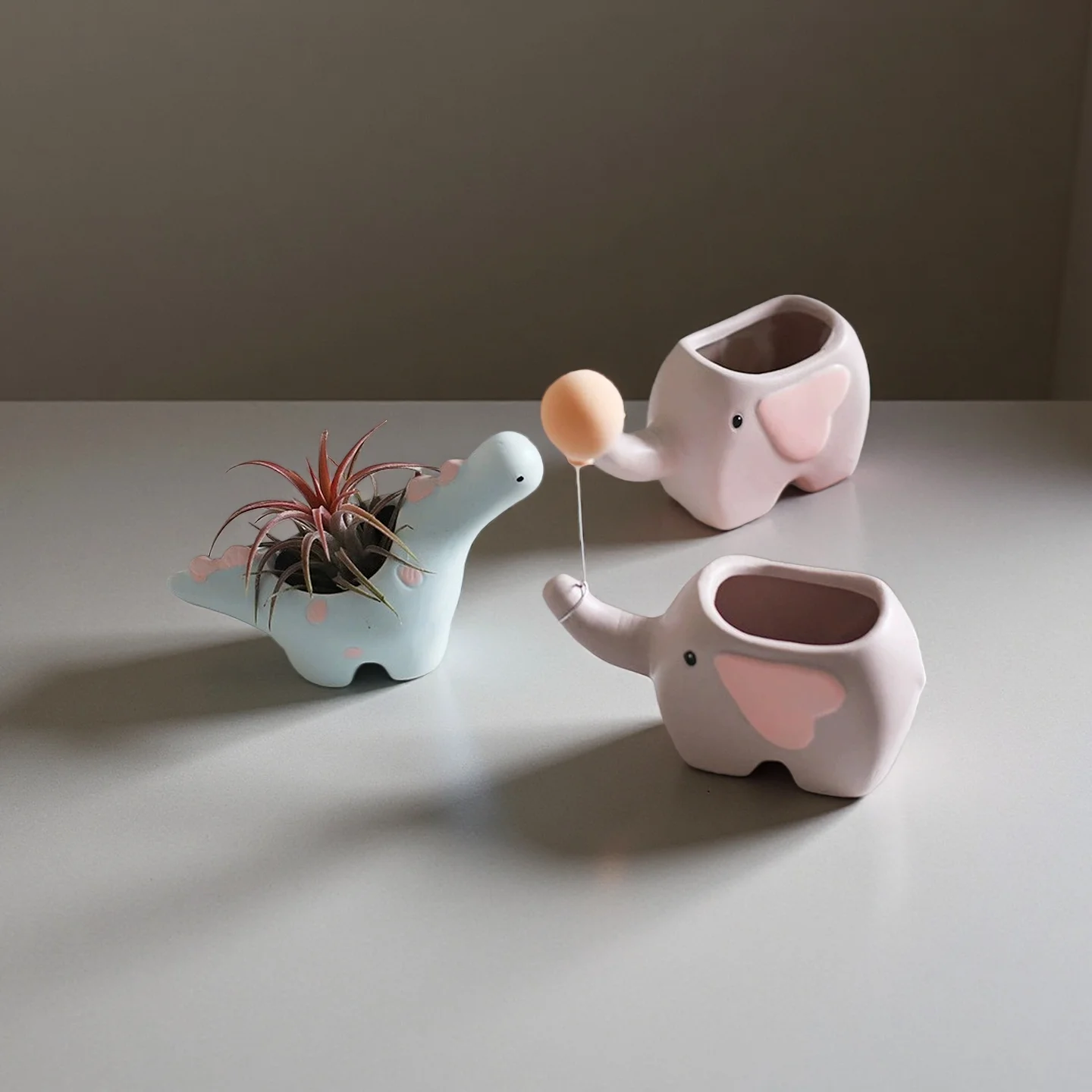 Keramik Blumenbehälter Niedliche Tierform Blumentopf Balkon Pflanzgefäß Topf Home Office Desktop Topfpflanze Home Decor