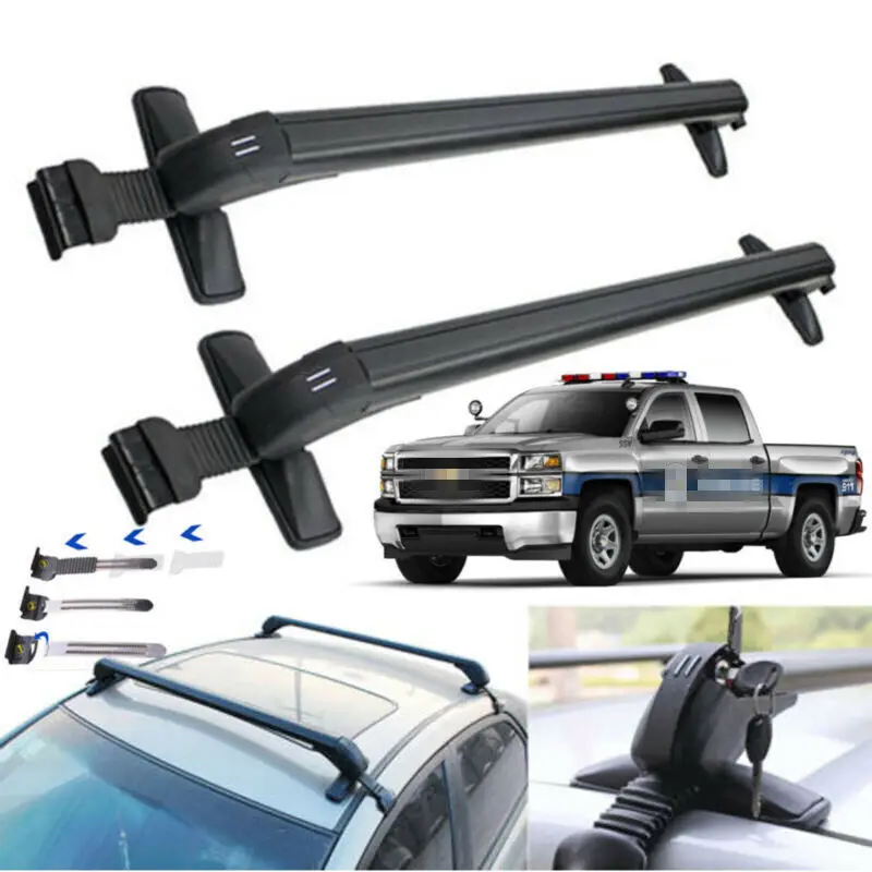 2pcs Car Universal Roof Rack Baggage Luggage Cross Bar Carrier for Honda Civic 2006-2020