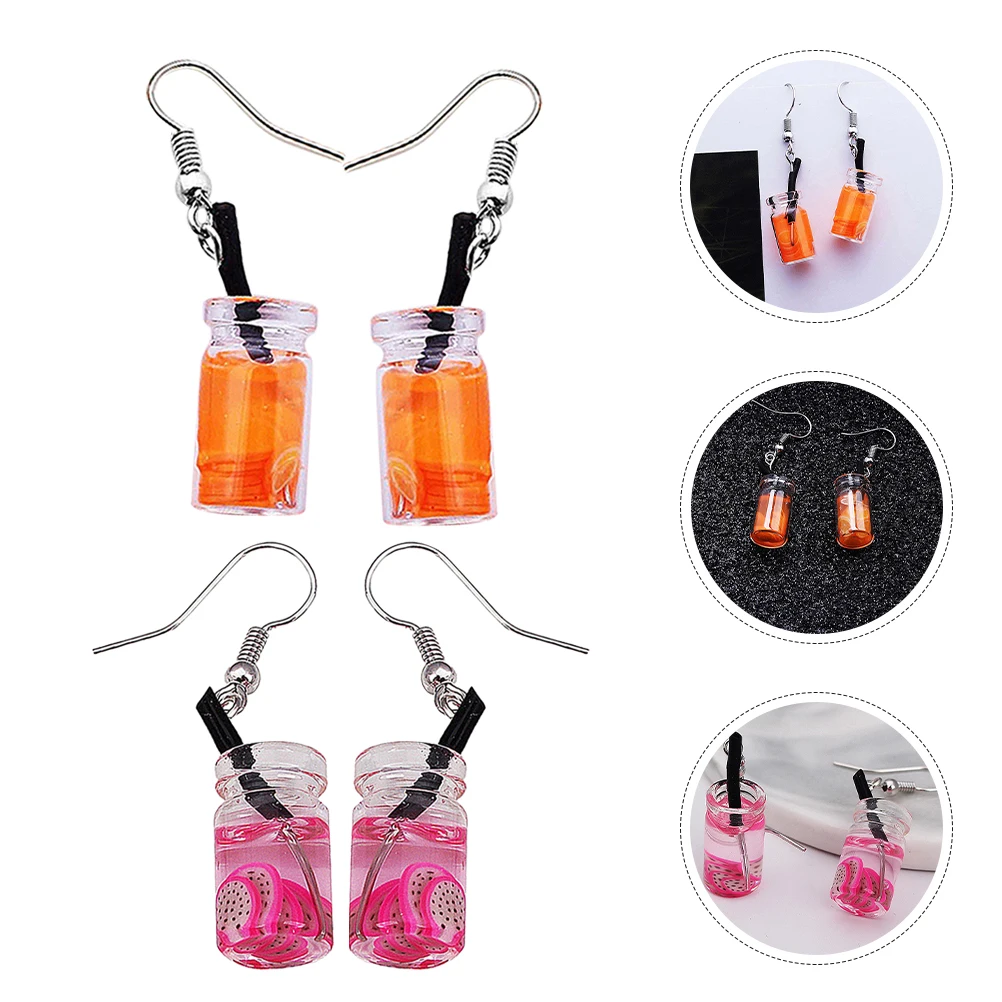 

Creative Fruit Themed Drop Cute Dragonfruit Orange Dangle Hook For Ladies Girls Halloween Birthday Party Boho Statement