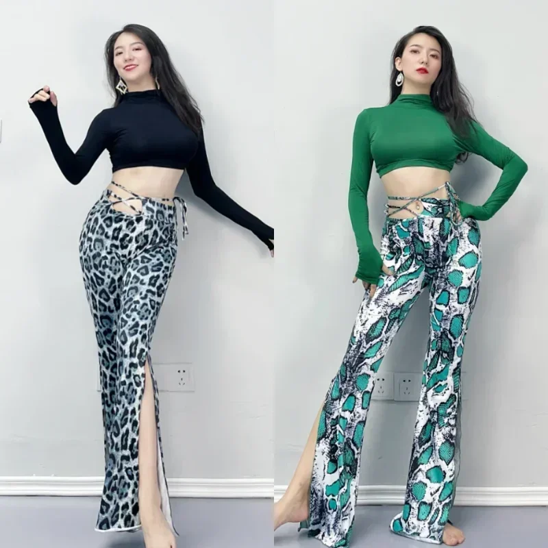 Women's Set Oriental Adult Professional Top+Pants Set Belly Dance Costume Dancer Course Clothes
