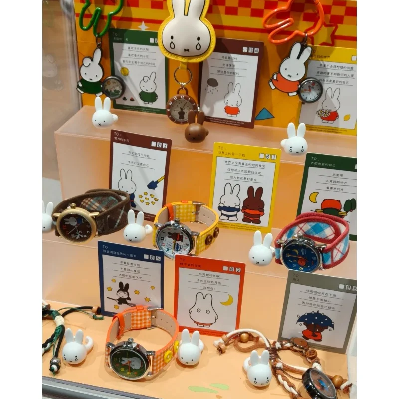 Neue Original Miffy Blind Box Armbanduhr Cartoon Niedliche Trendige Dekorative Mode-Schmuckstücke Sammlerstück Spielzeug Geburtstagsgeschenk für Mädchen