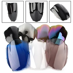 Motorcycle Windscreen Double Bubble Windshield For Kawasaki Ninja ZX6R ZX-6R 2000 2001 2002 ABS Plastic