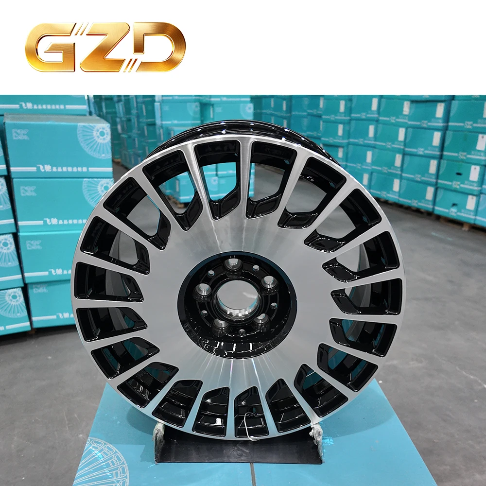 Multi-Spoke Design New Design Flowers Shaped 16-24 Inch 5*112 ET38mm Passenger Car Wheels Monoblock Sedan Passenger Car Wheels