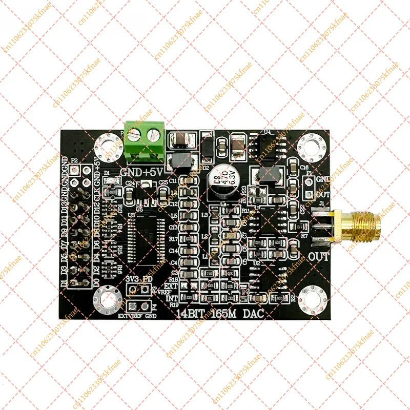 DAC904 High Speed DAC Module 14-bit Parallel 165M Sampling Waveform Generator FPGA Development Board