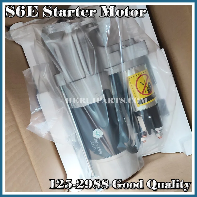 

Starter Motor 125-2988 1252988 10R7586 for Caterpillar S6E E320B E320C E320D Excavator Spare Parts