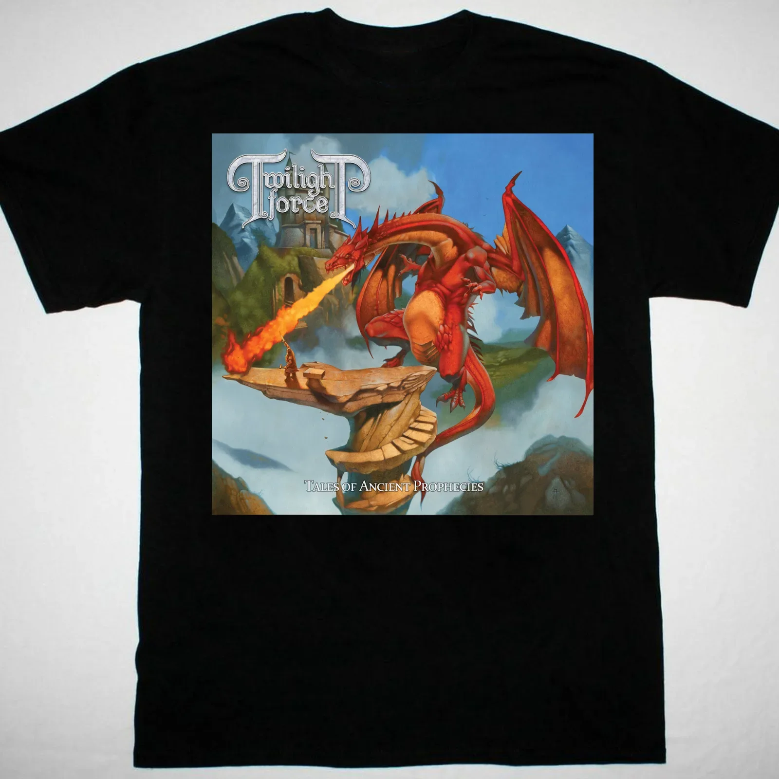 Twilight Force band album T-shirt Black Short Sleeve all sizes S-5Xl 1F694