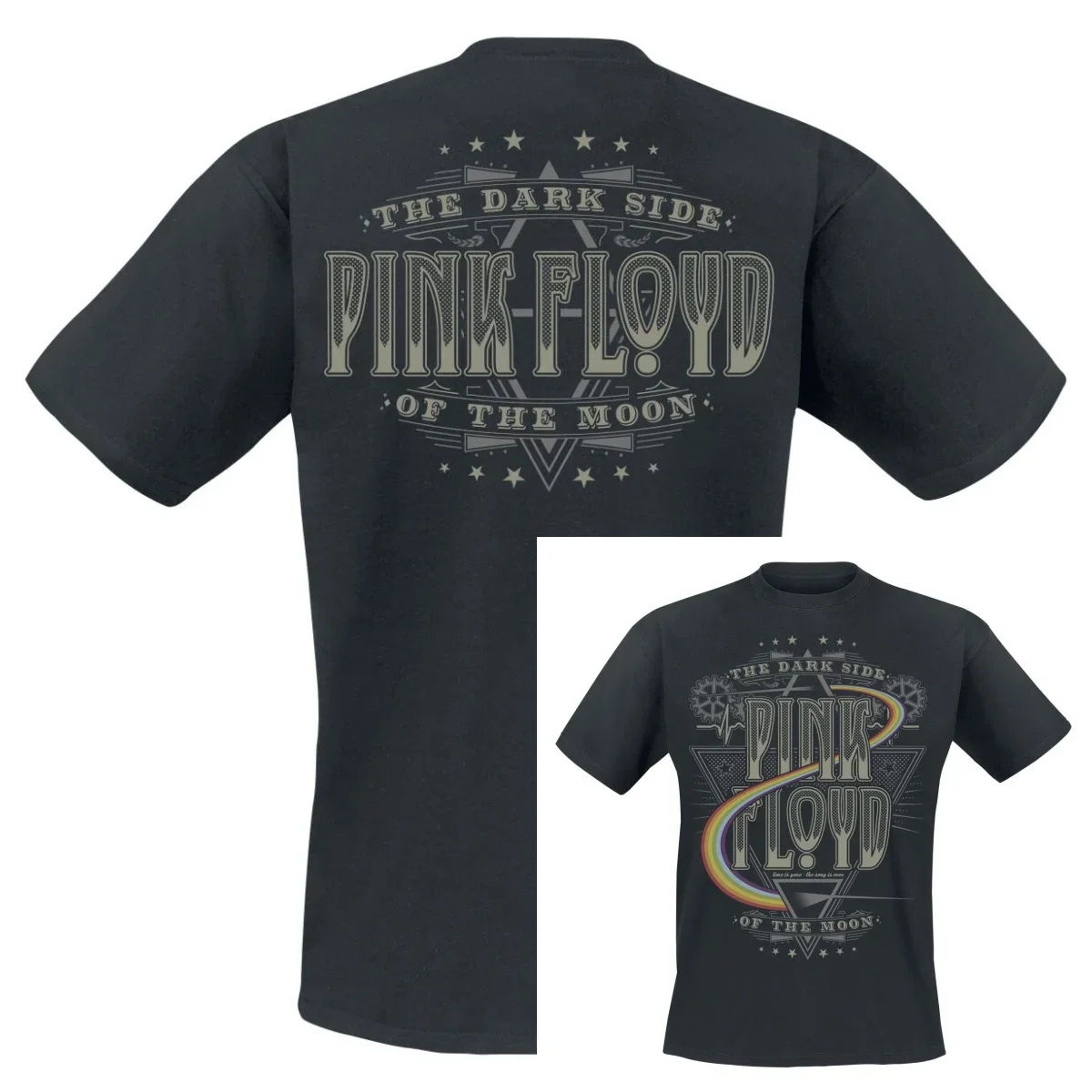 Top Sommer Pink Floyd Grafik Baumwoll-Band-T-Shirt Unisex Kurzarm Mode-Marke Tee Luxus Lässige Vintage T-Shirts – Detail 3