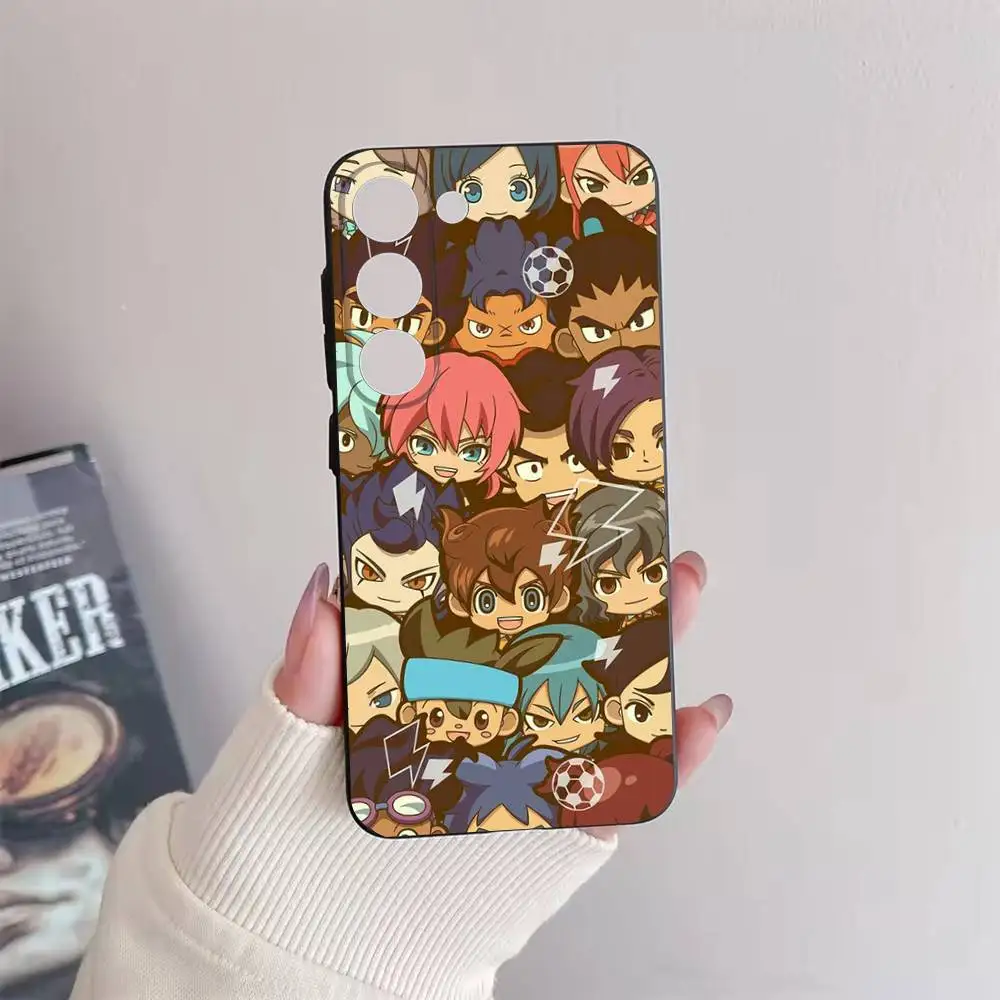 I-Inazuma أحد عشر حافظة هاتف لهاتف سامسونج جالاكسي A73,72,51,53,52,71,22,5G,Note,J7,8,9 غطاء أسود ناعم #5