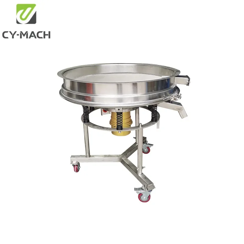 450 Solid-liquid Separation  Vibrating Screen Separator Sieve Machine Juice Liquid Filtration Vibration Small Separator